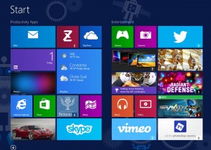 Windows 8 Start Screen