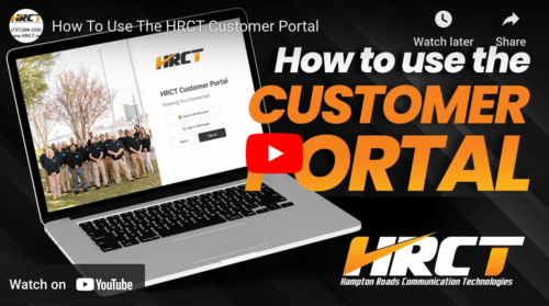 How To Use The HRCT Customer Portal